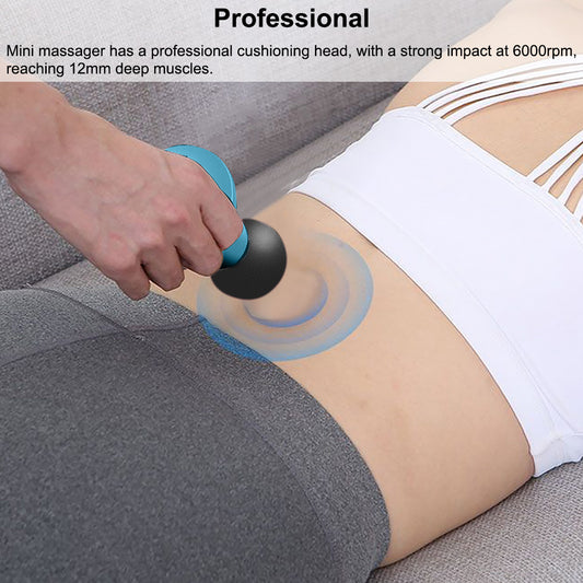 Back Neck Massager Gun For Body Deep Relief Pain Slimming Tools