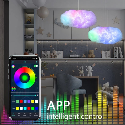 Cloud Light APP Control Music Synchronization 3D RGBIC Ambient Light