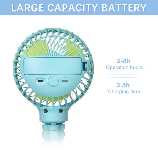 Mini Handheld Stroller Bed Small Fan Portable