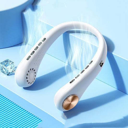 New Mini Neck Fan Portable Bladeless Hanging Neck
