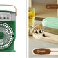 Portable USB Air Conditioner Cooling Fan With 5 Sprays 7 Color Light